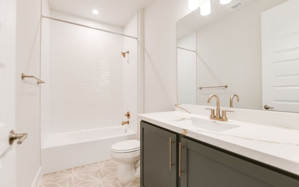 Representative furnished interior of a home built from the Drake by Brookfield Residential in Traditional Homes at Easton Park, Austin (Image 6).