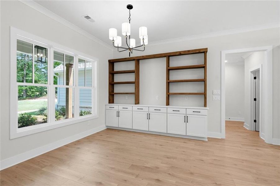 Furnished interior view inside a new home in , Marietta (Image 5).