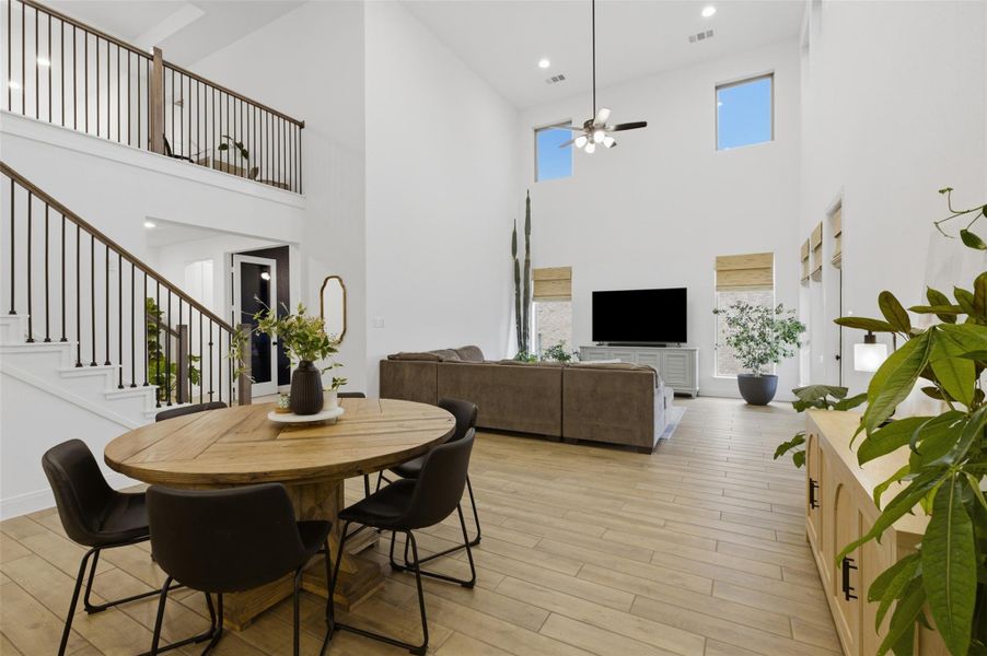 Furnished interior view inside a new home in Wolf Ranch, Georgetown (Image 12).