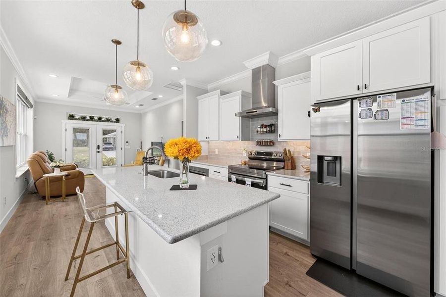 Furnished interior view inside a new home in , Oxford (Image 59).