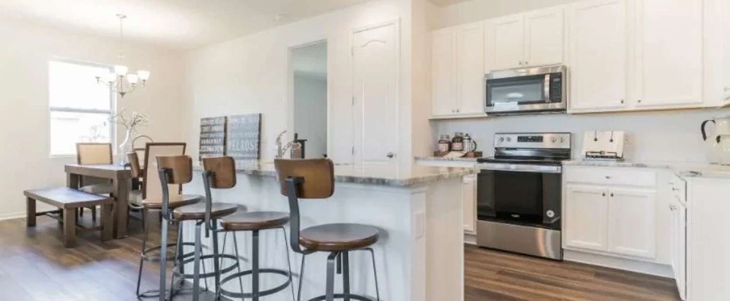 Representative furnished interior of a home built from the Brickell by Ashton Woods in Oakfield Trails Traditional, Parrish (Image 4).