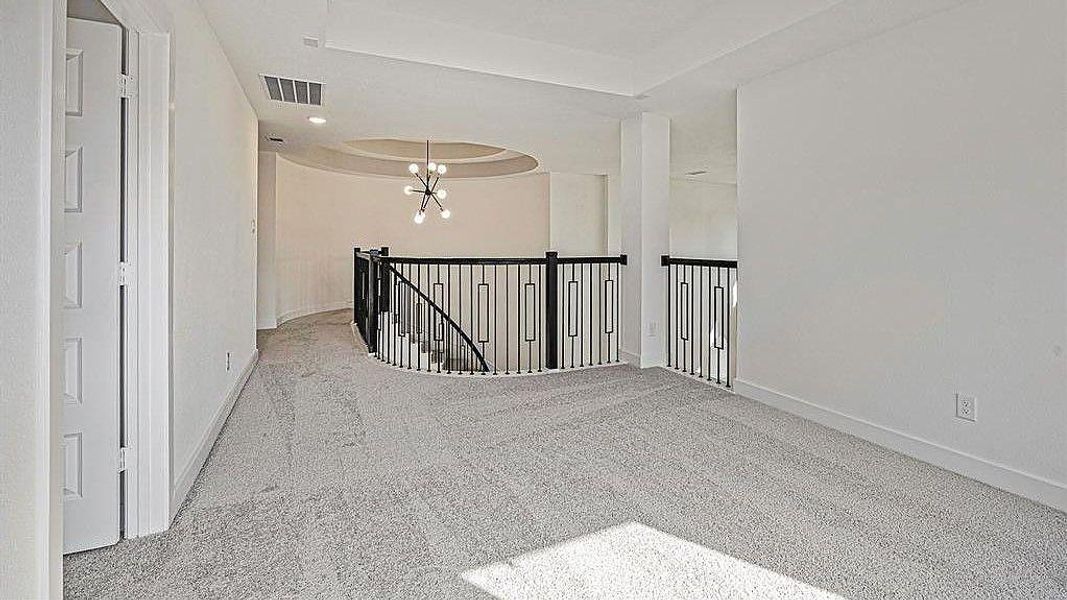 Spacious, unfurnished interior of a new home in The Trails, New Caney (Image 21).