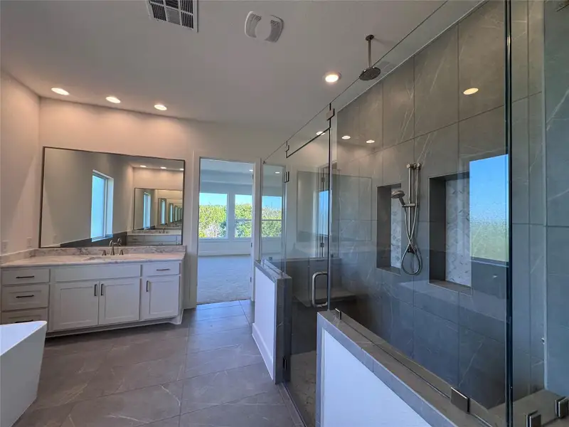 Furnished interior view inside a new home in ClearWater Ranch, Liberty Hill (Image 9).