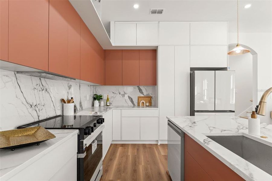 Furnished interior view inside a new home in , Seminole (Image 15).