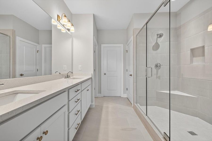 Furnished interior view inside a new home in Hemingway, Flowery Branch (Image 9).