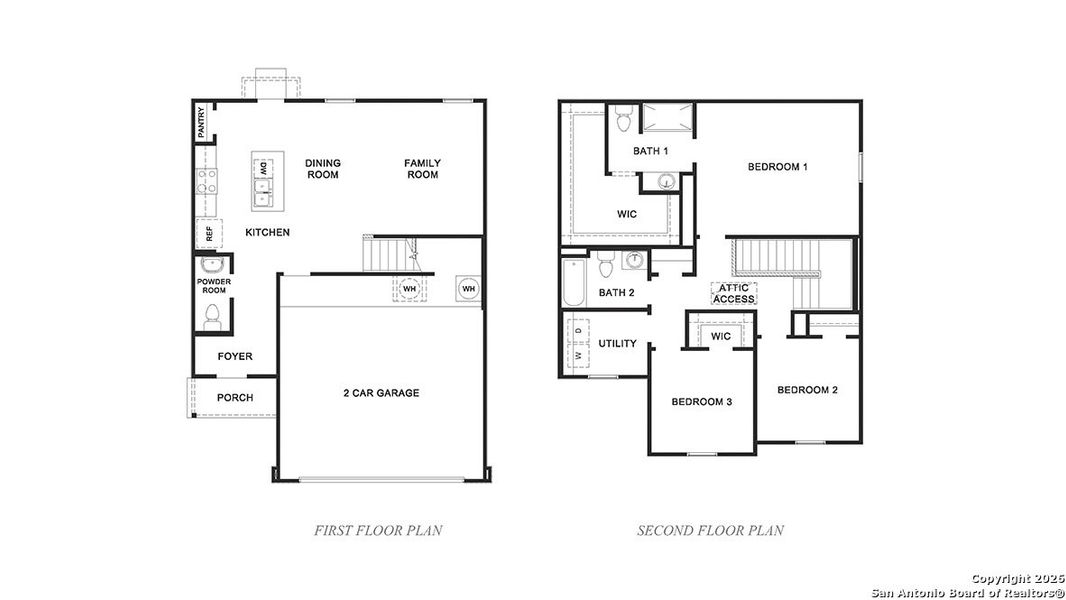 2D floor plan layout of this home in Avenida, Converse, TX (Image 2). 2D floor plan layout of this home in Avenida, Converse, TX (Image 2).