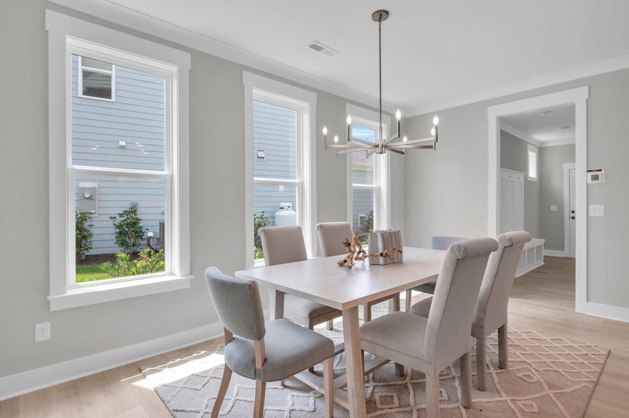 Representative furnished interior of a home built from the The Wisteria by RobuckHomes in East & Mason, Wilmington (Image 52).