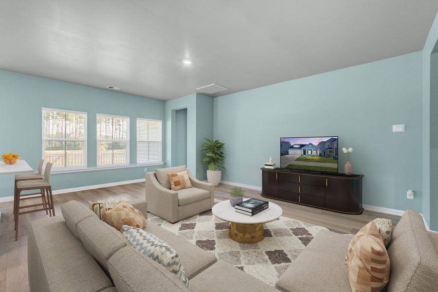 Furnished interior view inside a new home in , Moncks Corner (Image 5).