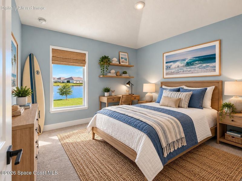 Furnished interior view inside a new home in St. John's Preserve, Palm Bay (Image 18). Furnished interior view inside a new home in St. John's Preserve, Palm Bay (Image 18).
