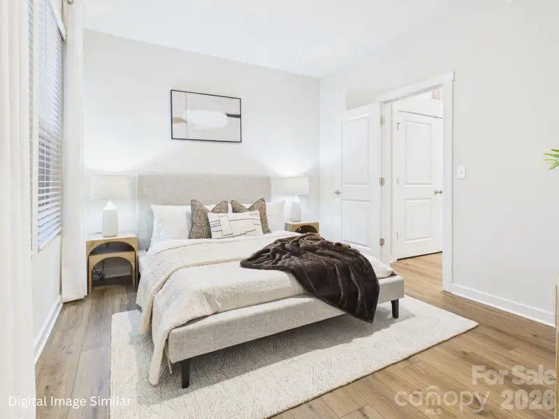 Furnished interior view inside a new home in , Charlotte (Image 19).