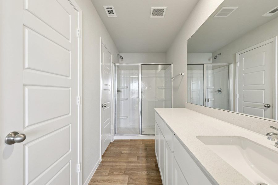 Primary Bath retreat with walk-in shower Primary Bath retreat with walk-in shower