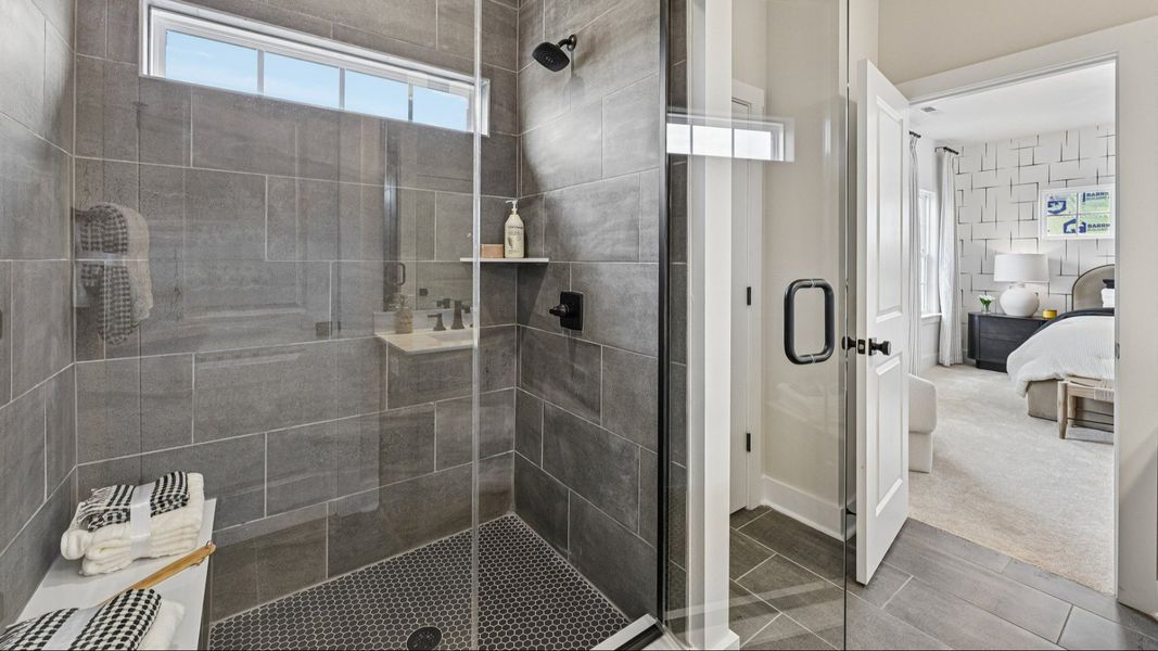 The Westport Plan by DRB Homes in Miller Farm - Primary Bathroom The Westport Plan by DRB Homes in Miller Farm - Primary Bathroom
