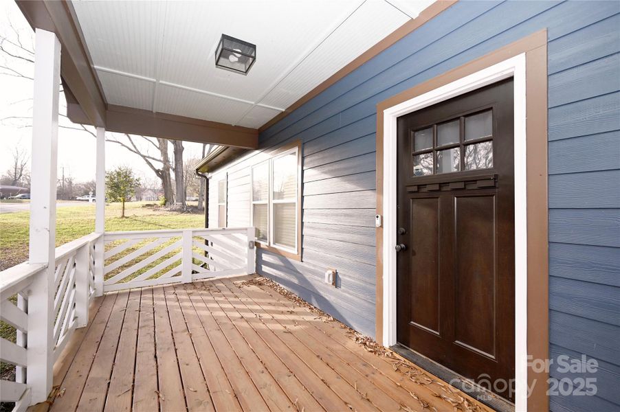 Exterior details and patio area of a home in , York (Image 14).