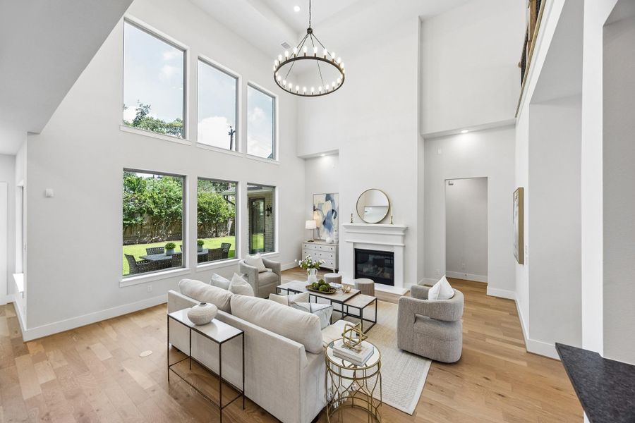 Furnished interior view inside a new home in , Houston (Image 13).