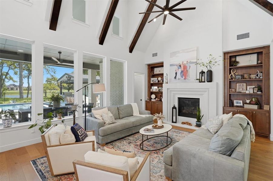 Furnished interior view inside a new home in Trinity Falls: 70ft. lots, McKinney (Image 9).