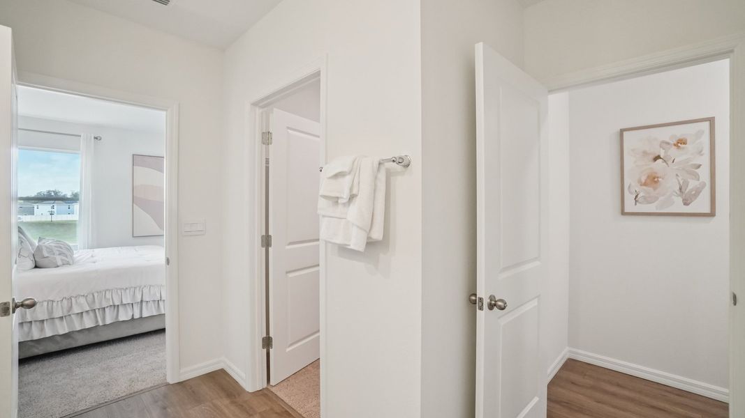 Representative furnished interior of a home built from the Madison by D.R. Horton in Summit View, Dade City (Image 34).