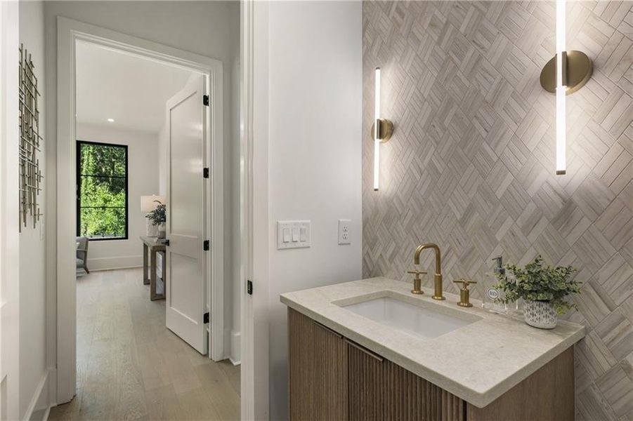 Furnished interior view inside a new home in , Atlanta (Image 63). Furnished interior view inside a new home in , Atlanta (Image 63).