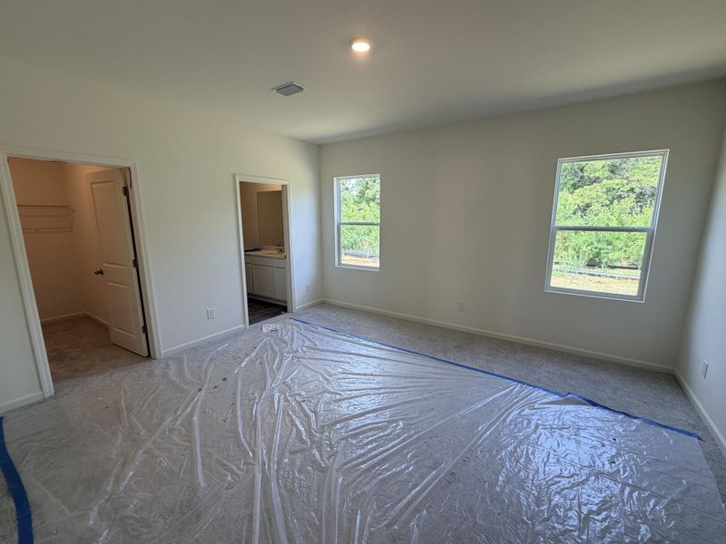 In-progress construction of a new home in Crossing at Givhans, Ridgeville, SC (Image 3).