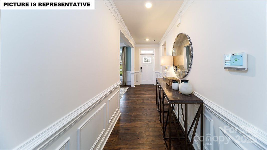 Furnished interior view inside a new home in Falls Cove, Troutman (Image 24).
