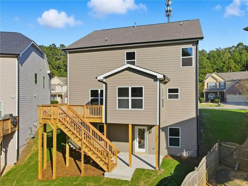 Exterior details and patio area of a home in , Canton (Image 3). Exterior details and patio area of a home in , Canton (Image 3).