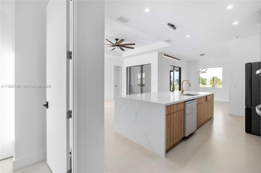 Furnished interior view inside a new home in , Cape Coral (Image 17).