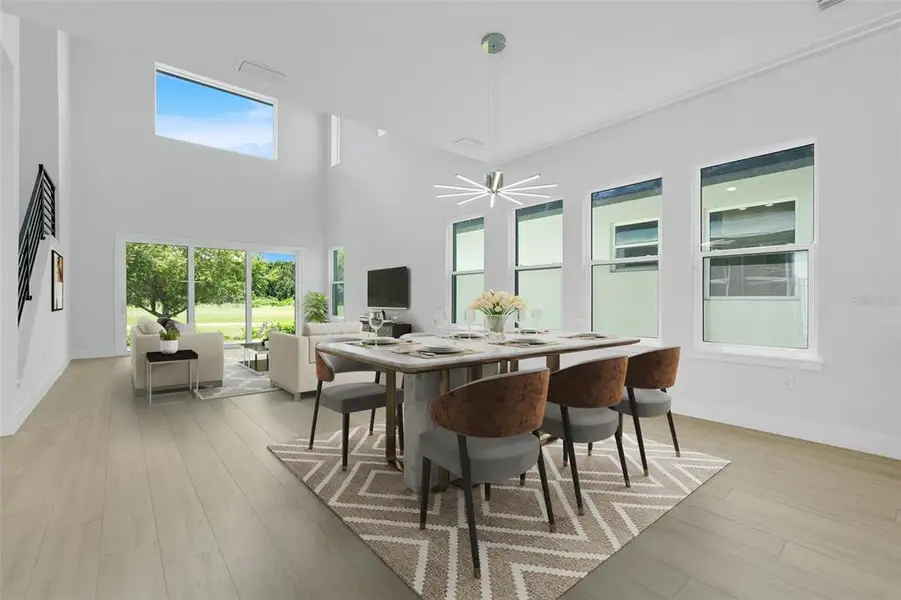 Furnished interior view inside a new home in Hampton Green at Providence, Davenport (Image 9).
