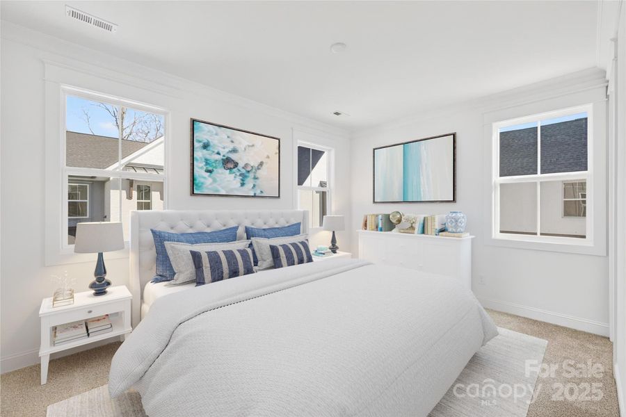 Virtually Staged Bedroom