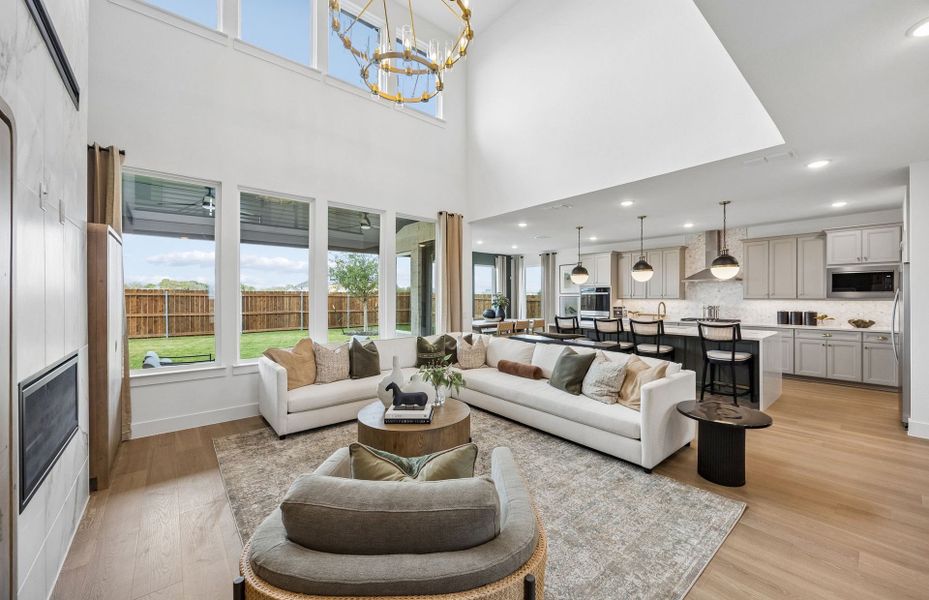 Representative furnished interior of a home built from the Gillett by Pulte Homes in Wellington, Fort Worth (Image 15).