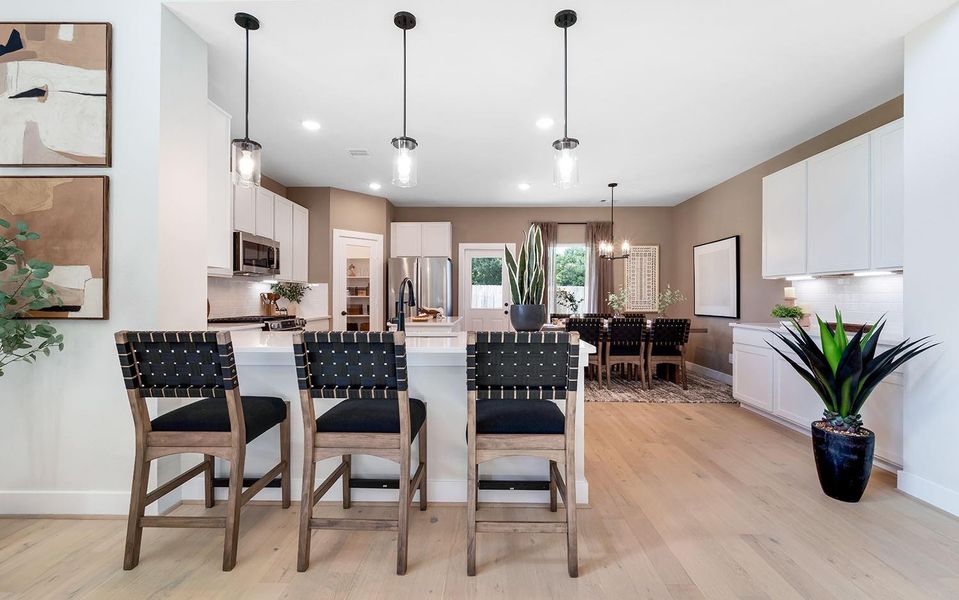 Furnished interior view inside a new home in Steed Landing, Texas City (Image 23).