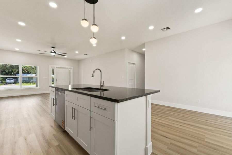 Furnished interior view inside a new home in , Fort Pierce (Image 8).