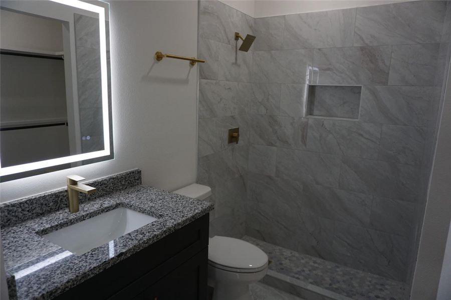 Furnished interior view inside a new home in , Willis (Image 8).
