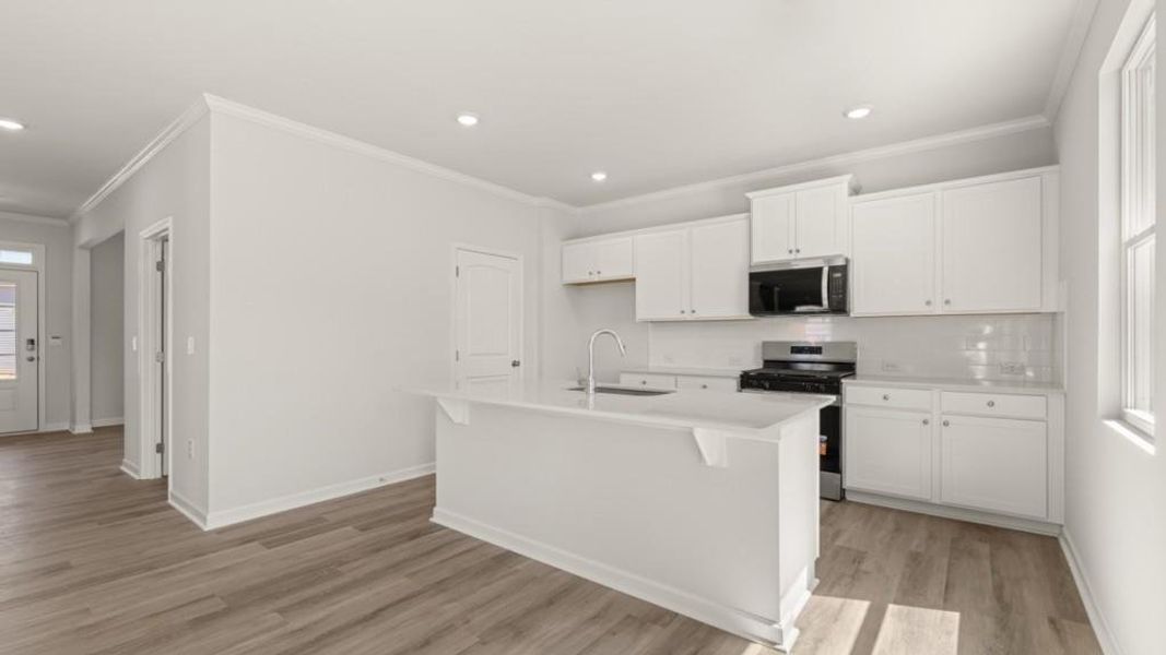 Furnished interior view inside a new home in Braselton Village, Braselton (Image 6).