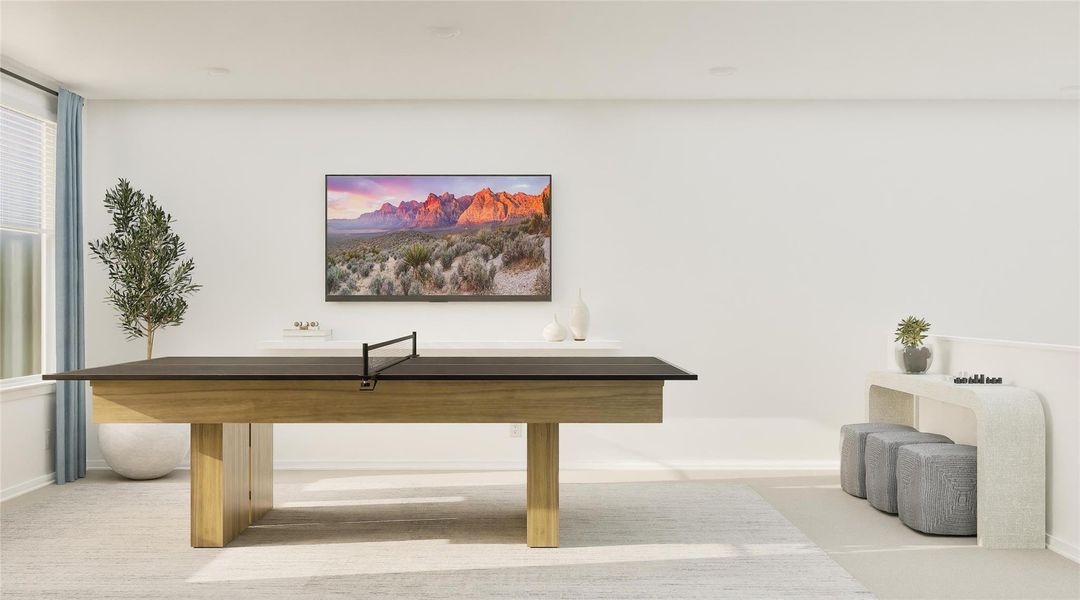Furnished interior view inside a new home in Cotton Brook, Hutto (Image 8). Furnished interior view inside a new home in Cotton Brook, Hutto (Image 8).