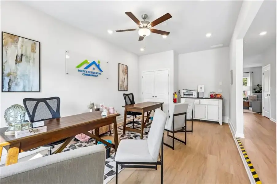 Furnished interior view inside a new home in , Fairburn (Image 12).