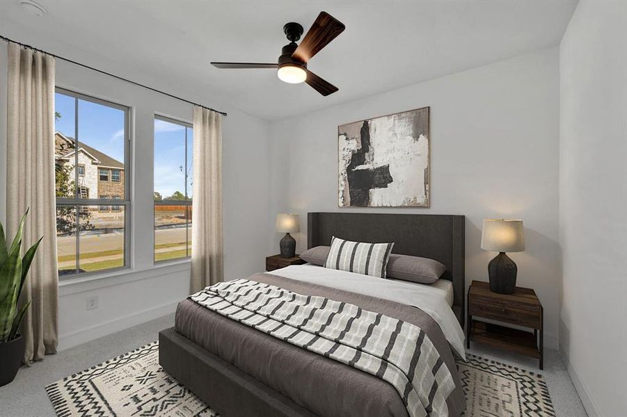 Furnished interior view inside a new home in Kreymer at the Park, Wylie (Image 8). Furnished interior view inside a new home in Kreymer at the Park, Wylie (Image 8).