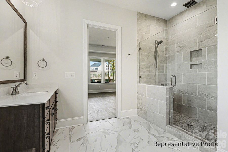 Furnished interior view inside a new home in , Cornelius (Image 13).