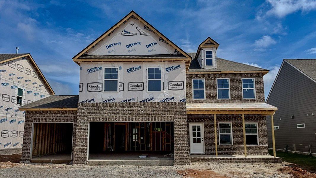 *Photo of actual home under construction May 2026