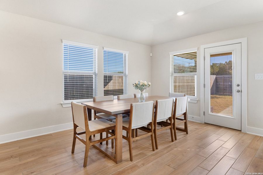 Furnished interior view inside a new home in Fox Falls, Boerne (Image 11). Furnished interior view inside a new home in Fox Falls, Boerne (Image 11).