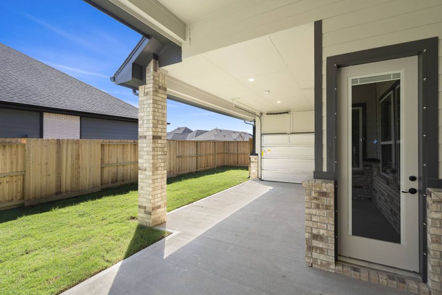 Exterior details and patio area of a home in Riceland, Mont Belvieu (Image 3). Exterior details and patio area of a home in Riceland, Mont Belvieu (Image 3).