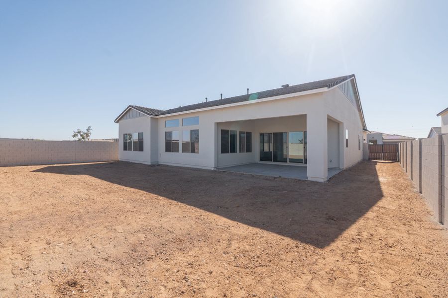 Exterior details and patio area of a home in Abel Ranch, Goodyear (Image 2). Exterior details and patio area of a home in Abel Ranch, Goodyear (Image 2).
