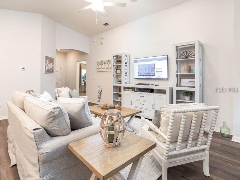 Furnished interior view inside a new home in The Crossings - Single-Family Homes, St. Cloud (Image 7).