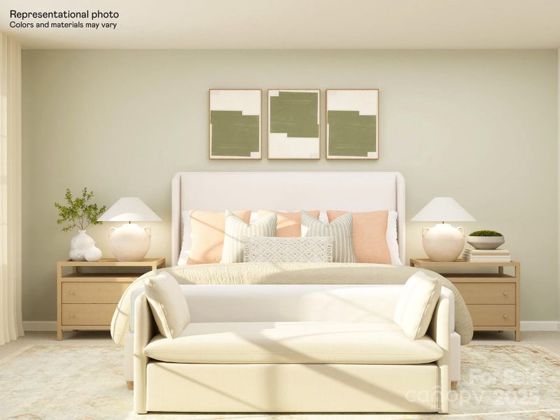 Furnished interior view inside a new home in Village of Waxhaw, Waxhaw (Image 12).