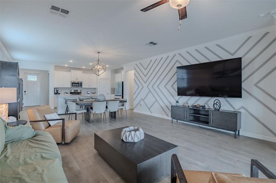 Furnished interior view inside a new home in , Wimauma (Image 12).