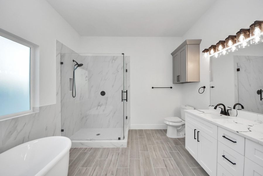 Primary bathroom Primary bathroom