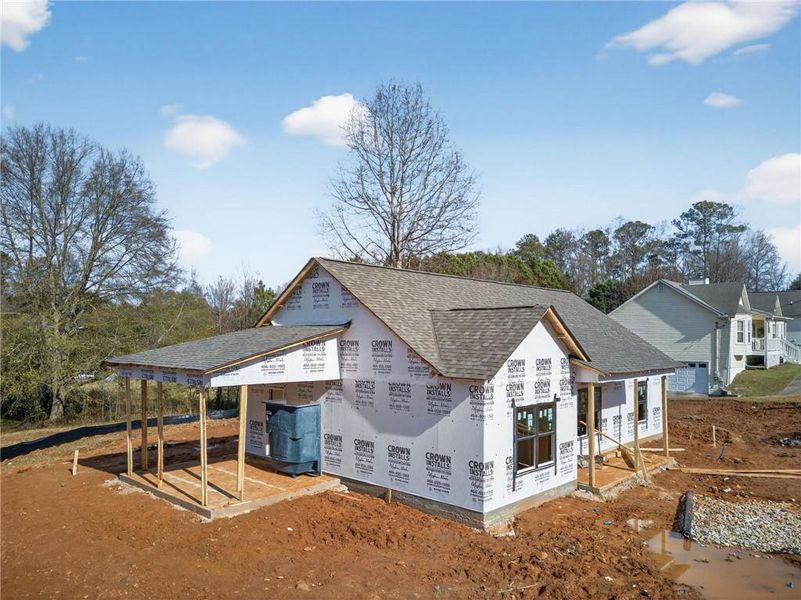 In-progress construction of a new home in , Douglasville, GA (Image 28). In-progress construction of a new home in , Douglasville, GA (Image 28).
