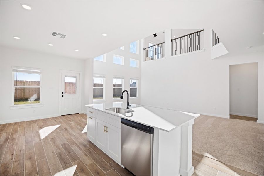 Furnished interior view inside a new home in Ashland, Houston (Image 9).