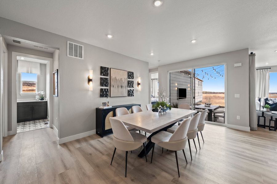 Furnished interior view inside a new home in Trumark Homes at Tanterra, Parker (Image 20).