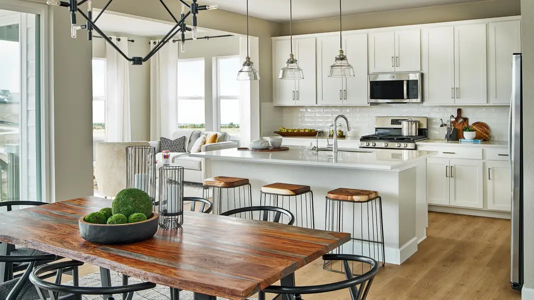 Representative furnished interior of a home built from the Silverthorne by Taylor Morrison in Macanta, Castle Rock (Image 6). Representative furnished interior of a home built from the Silverthorne by Taylor Morrison in Macanta, Castle Rock (Image 6).