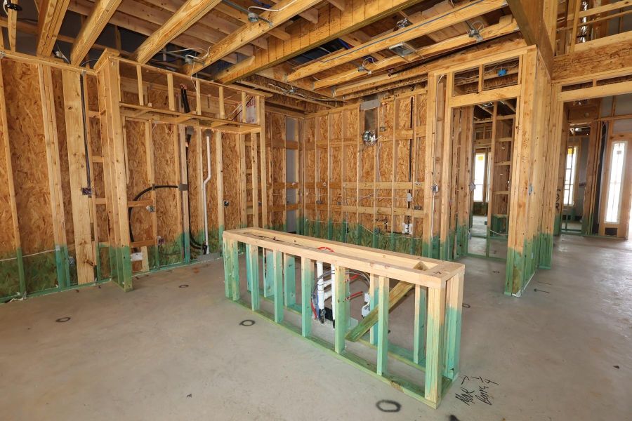 In-progress construction of a new home in Dunham Pointe, Cypress, TX (Image 27).