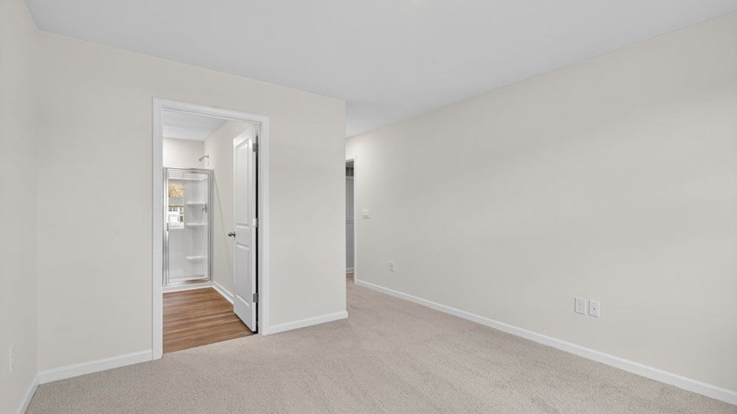 Spacious, unfurnished interior of a new home in The Townes at Honeycutt Oaks, Angier (Image 27).